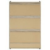 Denia 3 - Tier Engineered Wood Shoe Cabinet Grey - Living Room Furniture available at Alpine Outlets in Denver