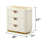 La Pierre - Modern Bedroom Set With Upholstered LED Bed