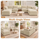 Modular Cloud Couch With Storage Console