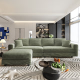 Modern Comfy Upholstered Sofa Cloud Couch & Deep Seat Couches