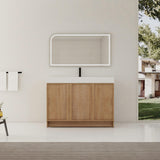 Freestanding Bathroom Vanity With Sink, Soft Close Doors
