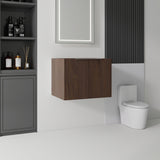 Floating Bathroom Vanity Cabinet With Soft Close Double Doors, Spacious Interior Storage, Wall Mounted, Cabinet Only