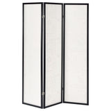 3 Panel Folding Screen - Beige