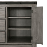 Wade - 5-Drawer Gentlemen Chest - Black Finish