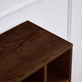 Fluted Sideboard Buffet Cabinet With 2 Doors And Adjustable Shelf, Storage Cabinet For Entryway