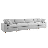 Down Filled Overstuffed 4 - Piece Sectional Sofa Set 158 Inch - Living Room Furniture available at Alpine Outlets in Denver