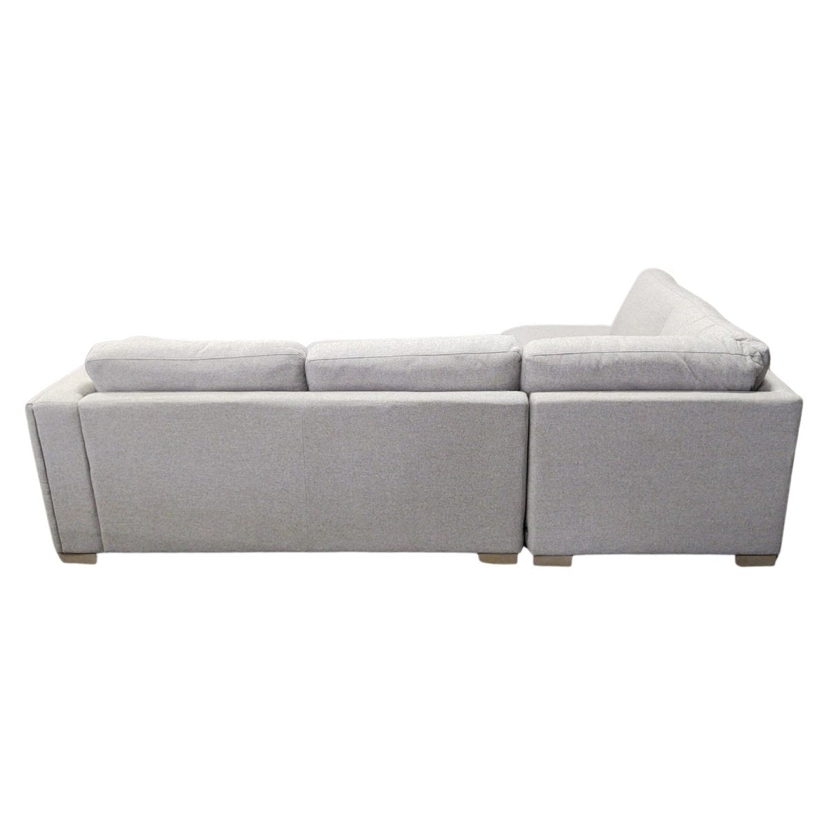 Drayden Fabric Sectional with Ottoman - Like New - (ID L73652) - available at Alpine Outlets in Denver