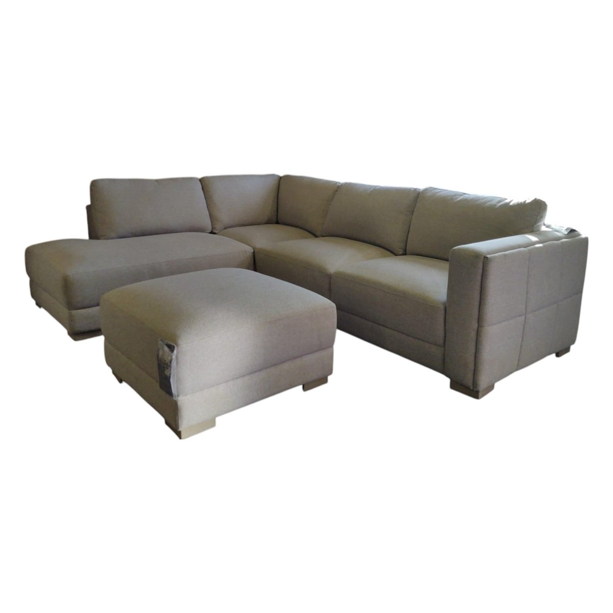 Drayden Fabric Sectional with Ottoman (ID N023456) - Living Room Furniture available at Alpine Outlets in Denver