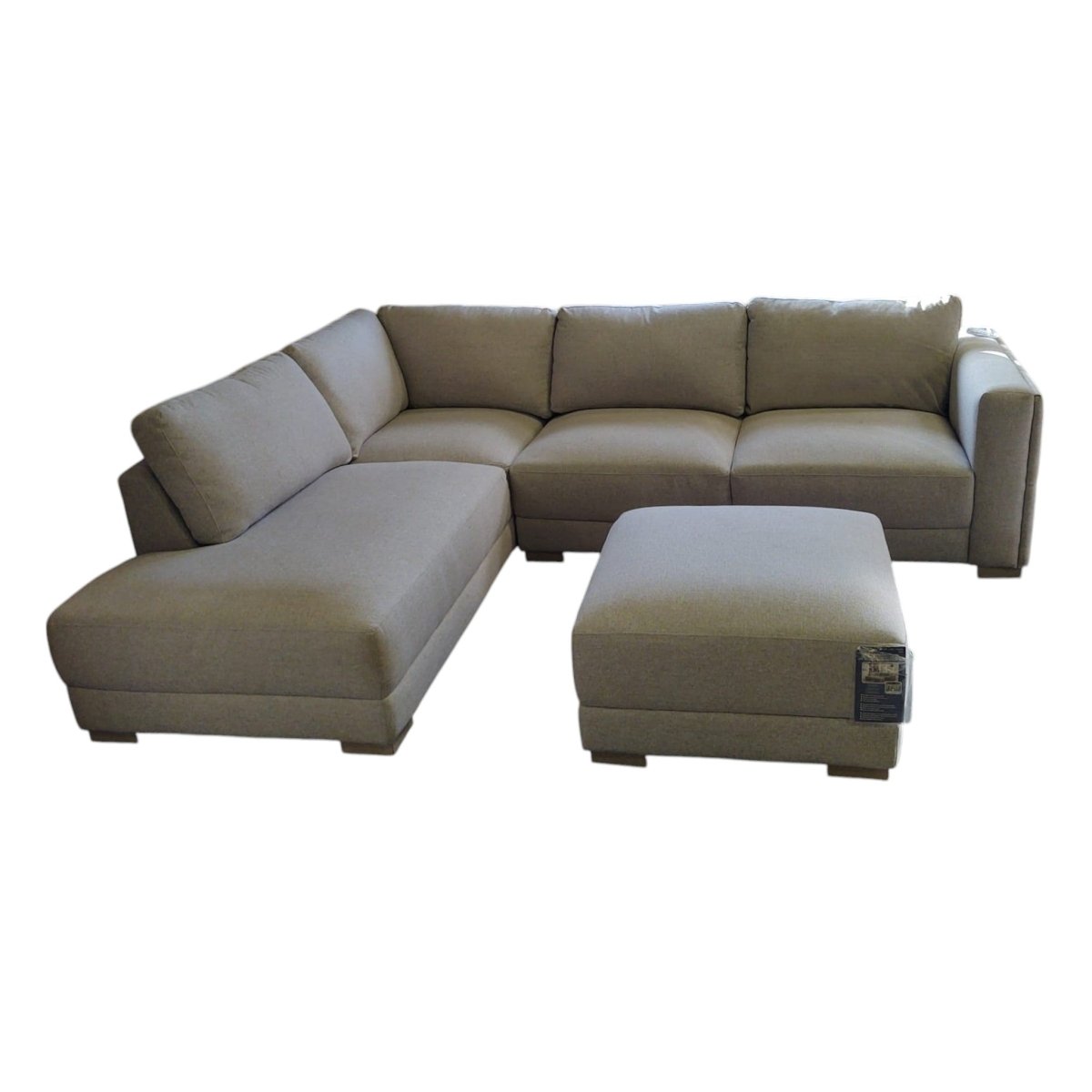 Drayden Fabric Sectional with Ottoman (ID N023456) - Living Room Furniture available at Alpine Outlets in Denver