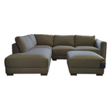 Drayden Fabric Sectional with Ottoman (ID N023456) - Living Room Furniture available at Alpine Outlets in Denver