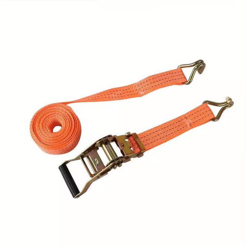 WFLNHB Heavy Duty Tie Down Strap 1.5Inch x 15ft Ratchet Tighten Cargo Strap J Hook Heavy Duty 20 Pack