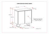 Lowry - Handcrafted Medium Storage Cabinet
