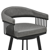 Bronson - Swivel Bar Stool - Black Finish