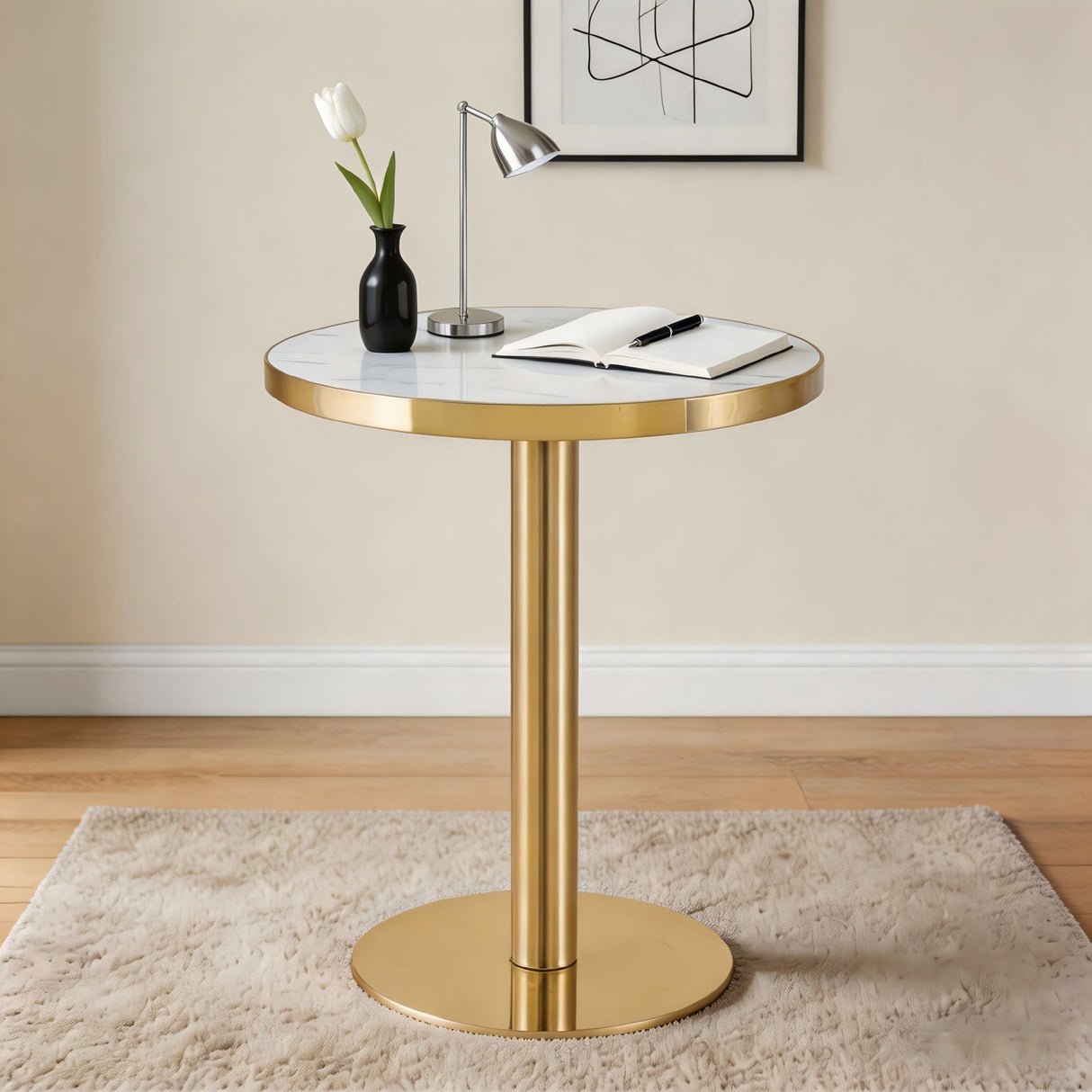 Modern Round Bistro Table