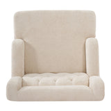 Modern Tufted Upholstered Accent Chair For Living Room