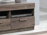 Alvin - TV Stand - Rustic Oak - TV Stands - Alpine Outlets