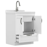 Maile - All-In-One Laundry Utility Sink And Cabinet