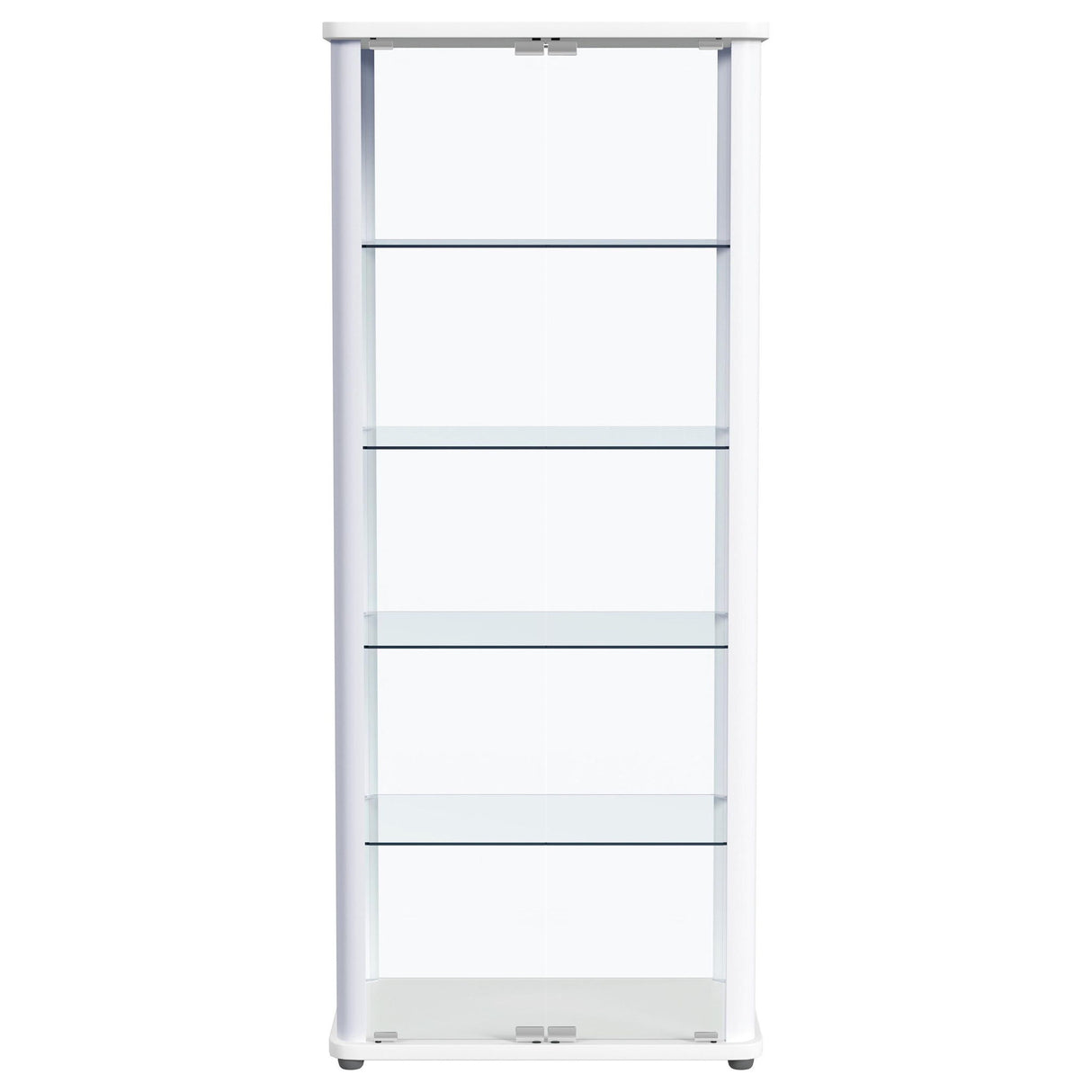 Nevra - 4 Shelf Display LED Curio Cabinet