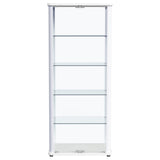 Nevra - 4 Shelf Display LED Curio Cabinet