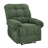 Manual Recliner, Padded Footrest