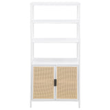 Kenneth - 3 Shelf Radio Weave Accent Cabinet