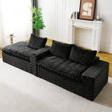 Modular Sofa, Convertible Twin Seat With Chaise Lounge