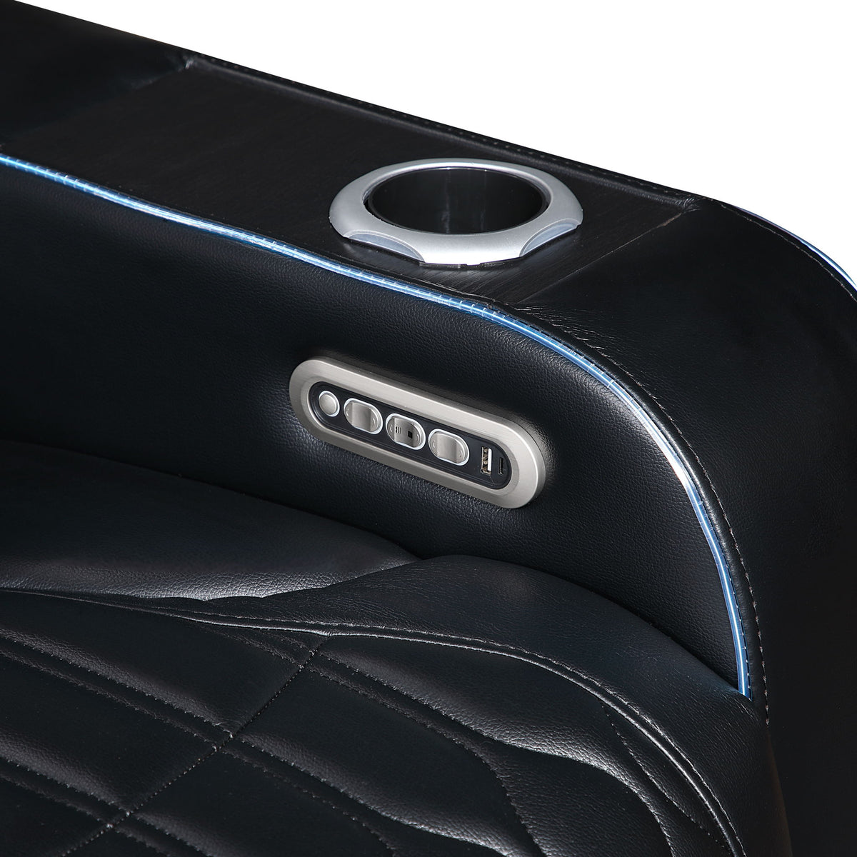 Electra - Power Recliner With Power Headrest, Massage, LED Lighting And USB Control