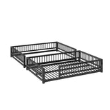 Bunk Bed With Ladder And Safety Guardrails