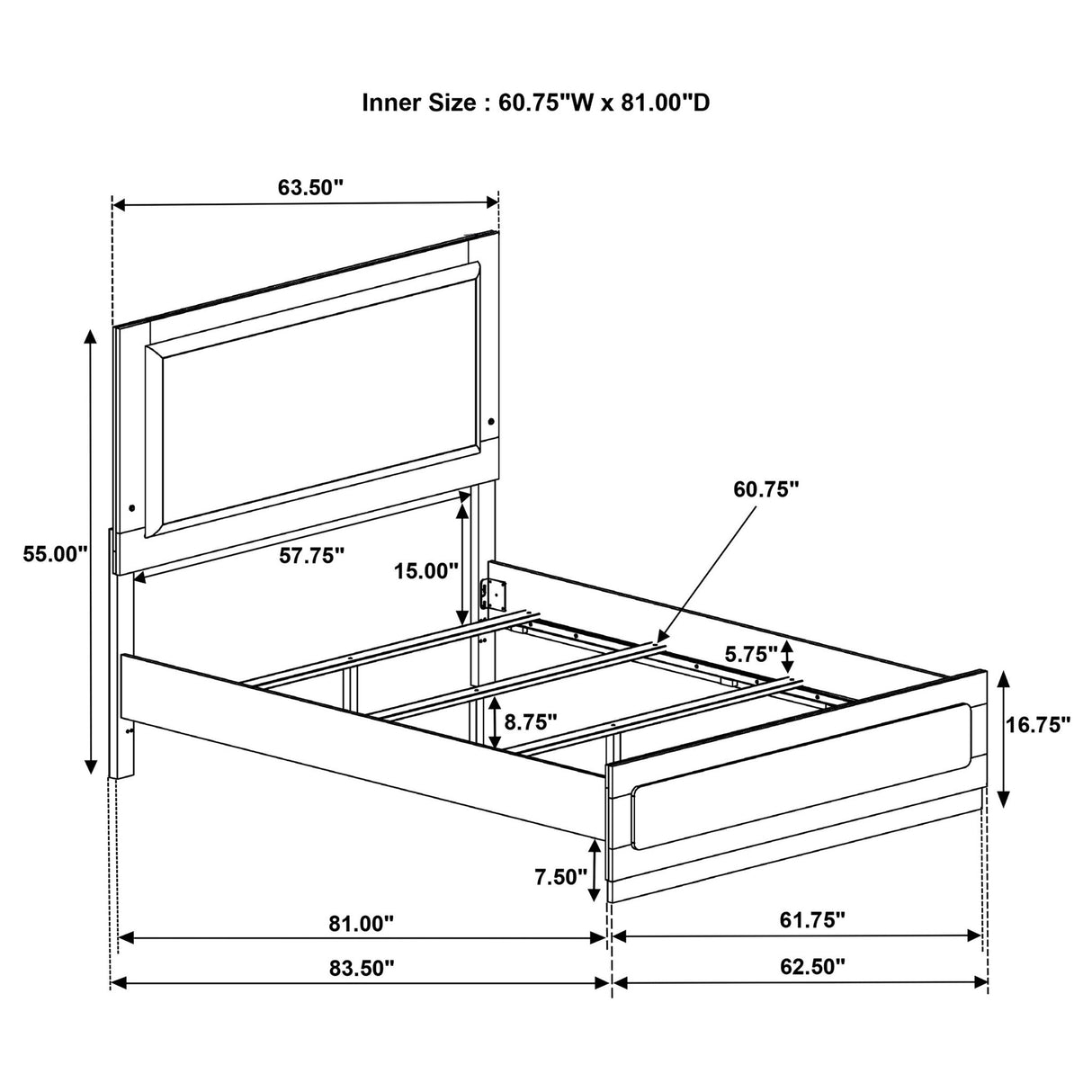 Sophia - 4 Piece Bedroom Set