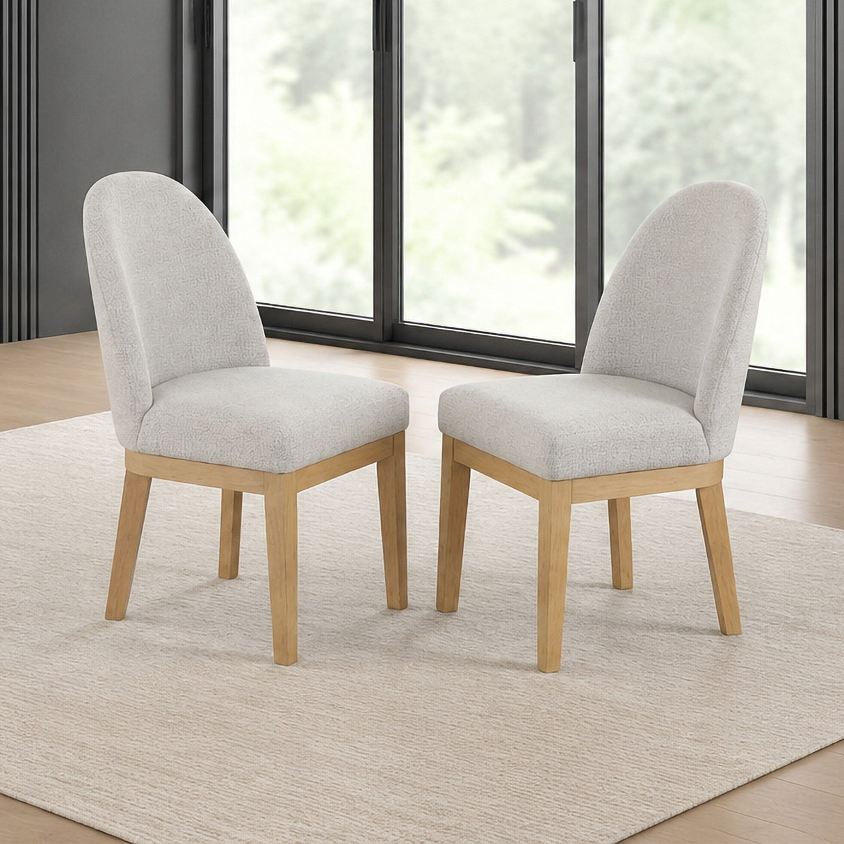 Essence - Upholstered Curved Back Chair