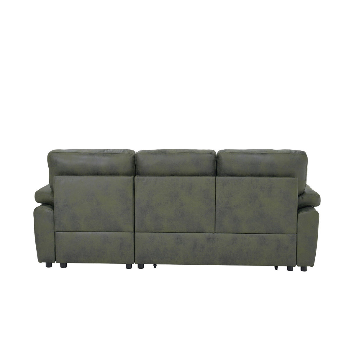 Convertible Sectional Sofa Bed With Pull Out Sleeper And Storage