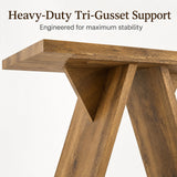 Console Table With V - Shaped Base