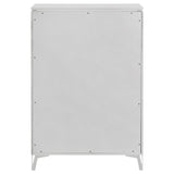 Buckley - 5 Drawer Chest - Gloss White