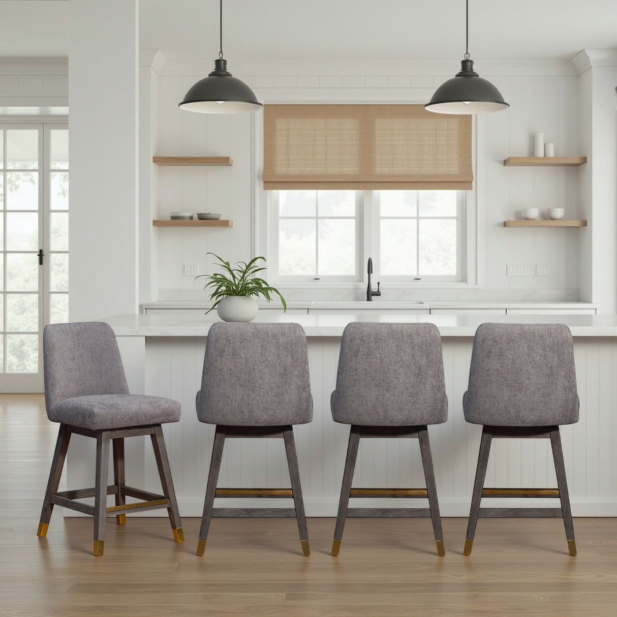 Amelia - Swivel Counter Stool