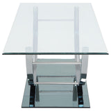 Garrett - 2 Piece Coffee Table Set - Chrome