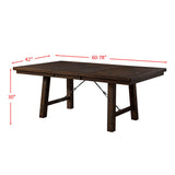 Jax - Dining Table - Dark Walnut