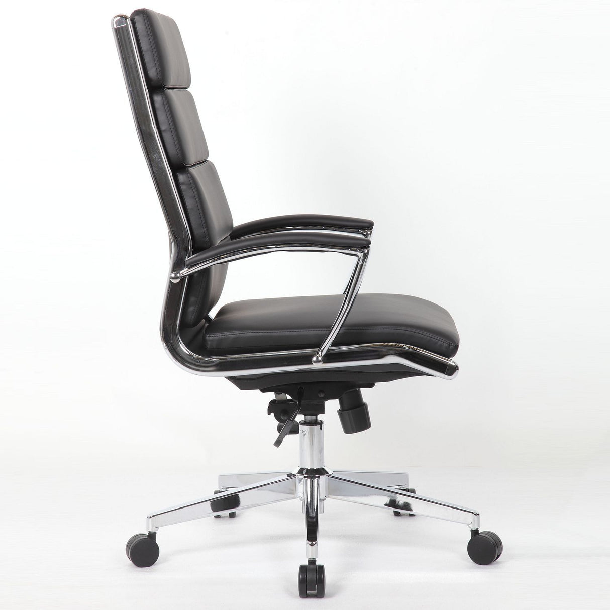 Office Chair, Breathable Mid Back Swivel Computer Chair With Foldable Armrest - Black