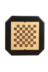 Bishop - Reversible Chess Checker Game Table With Game Tray (Chess Fingures Not Included)