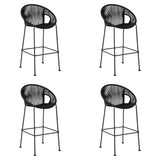 Acapulco - 30" Indoor Outdoor Steel Bar Stool With Rope Set of 2