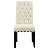 Button Tufted Side Chairs (Set of 2) - Beige