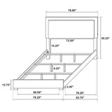 Jeremiah - LED Panel Bed With Touch Controlled Lighting