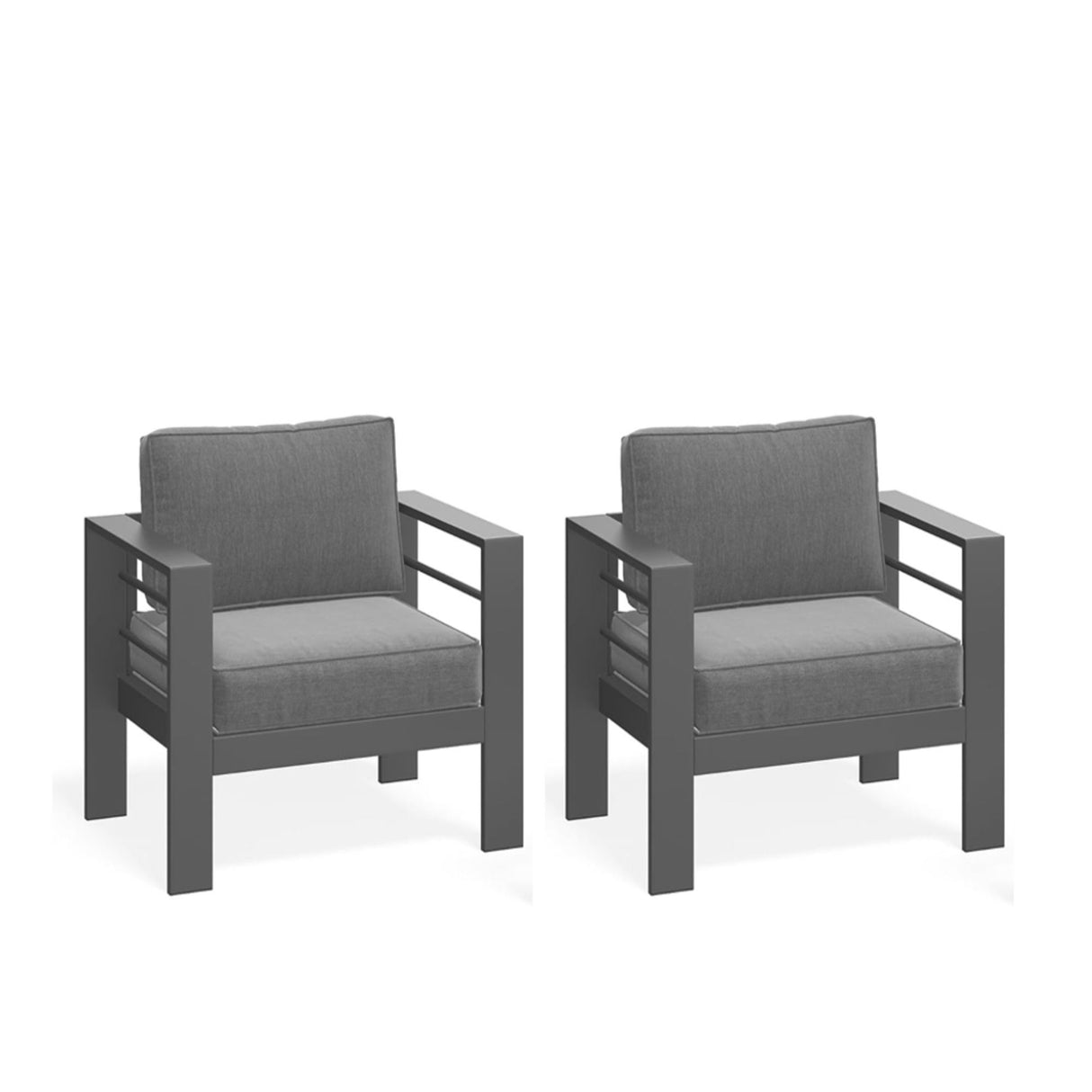 Outdoor Patio Set, All-Weather With Thick Cushions