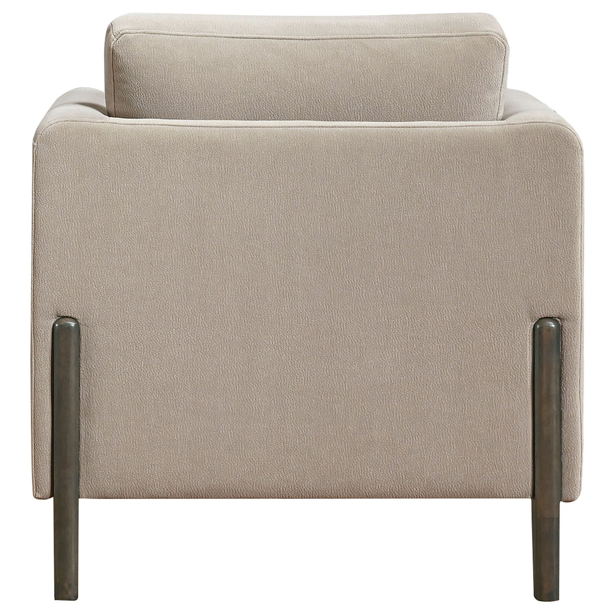 Fisher - Upholstered Panel Arm Accent Chair - Taupe