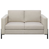 Dulcie - Loose Back Loveseat - Oatmeal