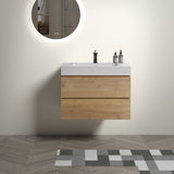 Alice - Bathroom Vanity With Sink, Large Storage Wall Mounted Floating Bathroom Vanity For Modern Bathroom