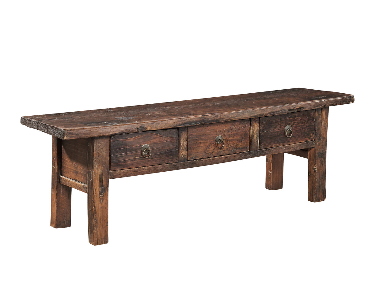 Antique - Coffee Bench - Dark Brown