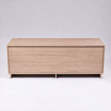 TV Stand For TVs Up To 60" With 2 Doors And 2 Drawers - Natural Walnut