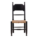 Strickland - Side Chair - Black / Light Brown