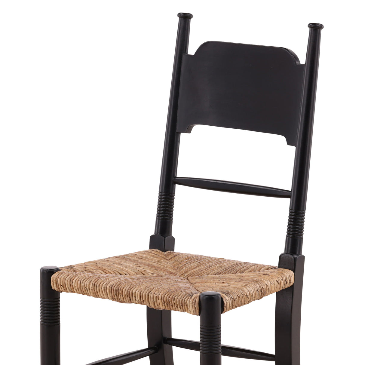 Strickland - Side Chair - Black / Light Brown