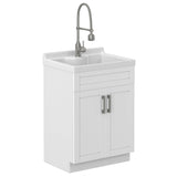 Hennessy - Deluxe Laundry Utility Sink And Cabinet